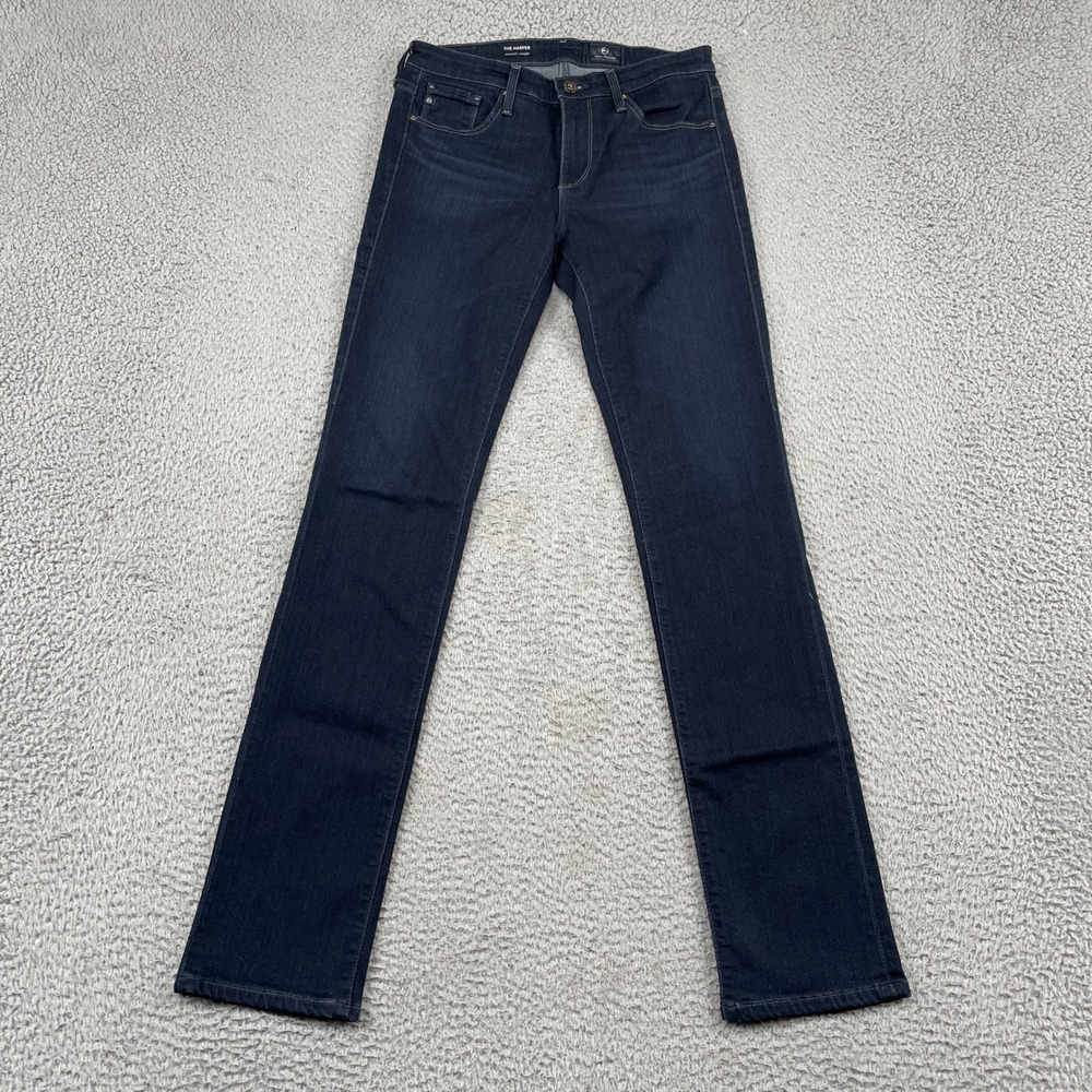 AG Adriano Goldschmied Jeans Womens 26R Blue The Harper Essential Straight Denim